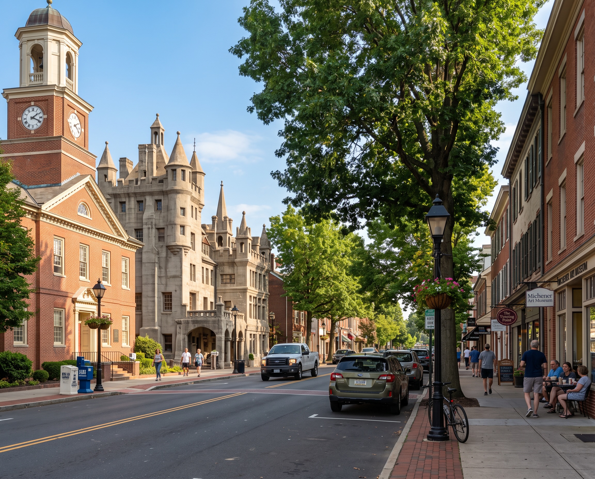 Downtown Doylestown, Pennsylvania